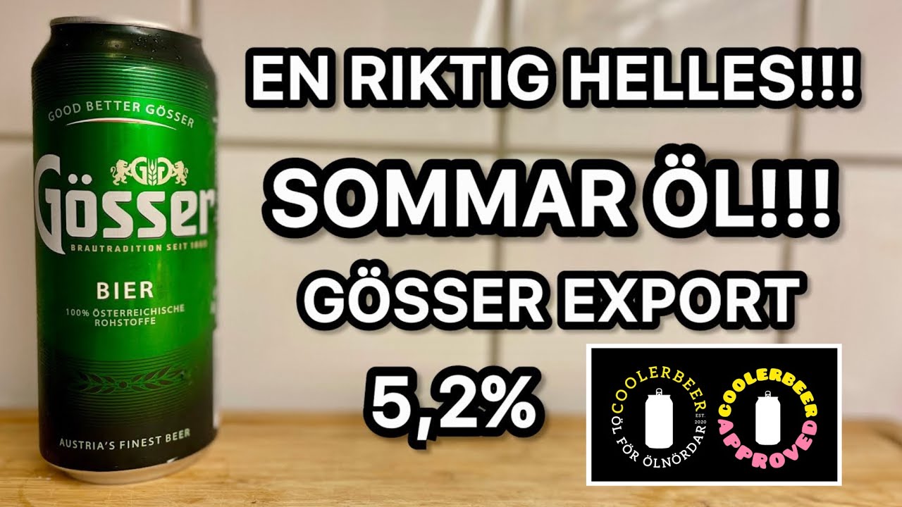 Gösser Bier Export