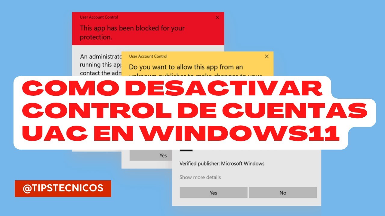Desactivar Control De Cuentas