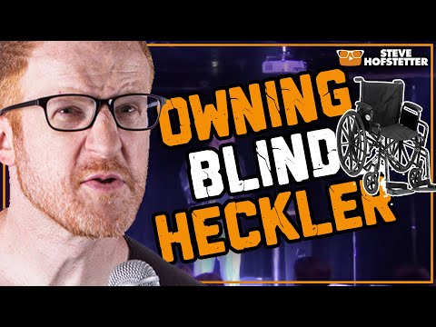 Gun-toting Blind Heckler in a Wheelchair Threatens Comedian - Steve Hofstetter
