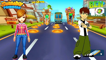 Subway Princess Runner & BEN 10 : Up to Speed !!!! - Endless Run | Android/iOS Gameplay FHD