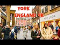 YORK England UK 4K Walking Tour | YORK In December | York England city tour by walk | Travel MG