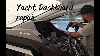 Yacht Restoration  dashboard repair  Vlog 15