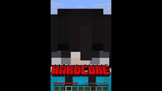 Respawn in Hardcore Minecraft  #shorts #ytshorts #viral #minecraft #gaming #shortsfeed #youtube