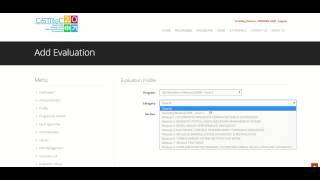 How to add the "Evaluation Setup" (Overall Competency)