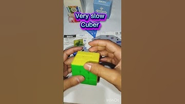 Rubiks Cube# Very slow cuber# Very Fast Cuber# Moyu RS3M# Shorts videos#