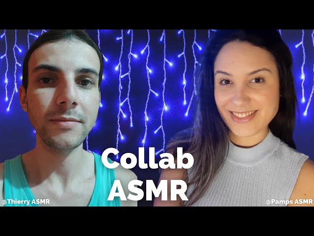ASMR - Collab do relaxamento com @thierryasmr (Sons de mãos e cremes, sussurros e sons de boca)