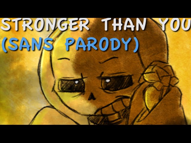 Listen to Sans Battle - Stronger Than You (Undertale Animation Parody) by  Toby_Fox in stronger than you (2) (undertale) fanmade playlist online for  free on SoundCloud