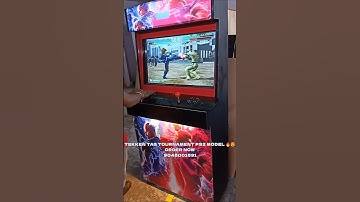 TEKKEN TAG TOURNAMENT PS2 MODEL ARCADE MACHINE TEKKEN 3 😍🔥 #tekken3 #tekkentag #arcade