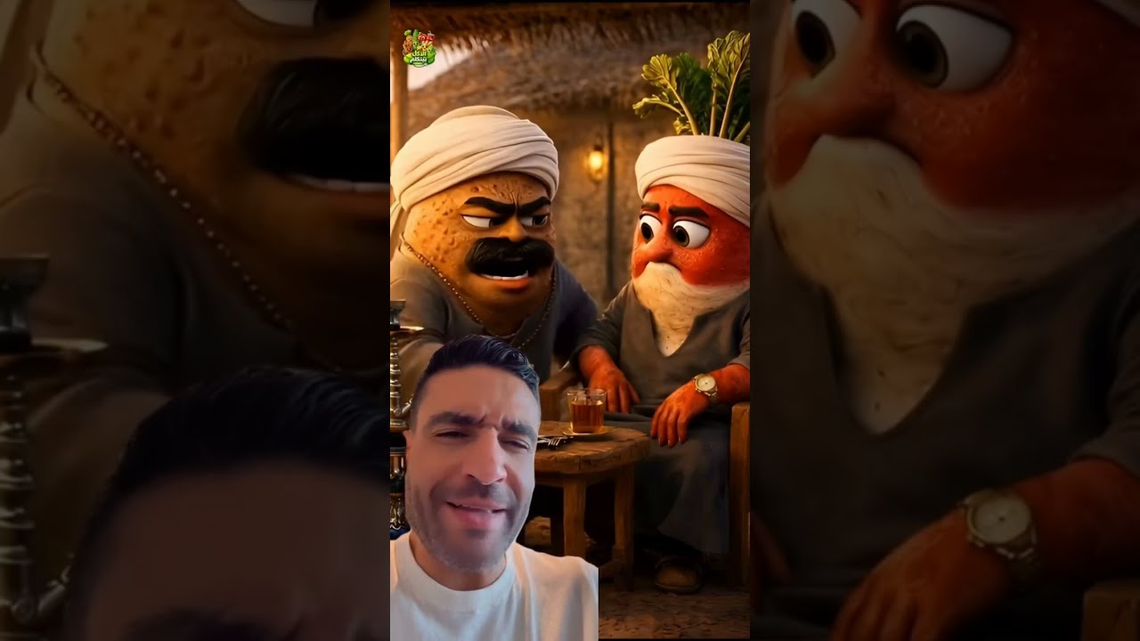  عم فجله بيسخن عم قولقاسه على إسلام فوزى 😁