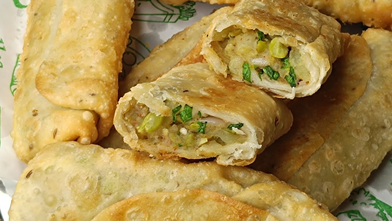 Aalu Rool crispy aloo matar roll banane ki simple Vidhi l breakfast recipe l Aalu ...