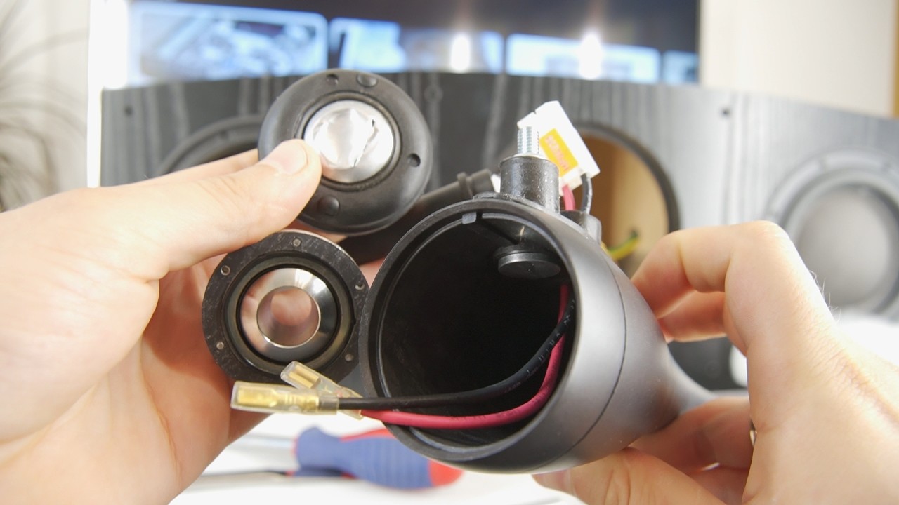 Как легко заменить сломанный твитер B&W (сделай сам)