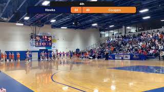 Hawks vs Cougars 3/4 place game GEC Tournament