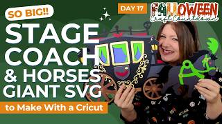 Giant Stagecoach & Horses Wall Display 🦇 FCC Day 17 [2026]