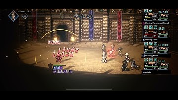 Octopath traveler Cotc;  Gertrude cup race