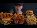 ASMR MUKBANG | Fast Food, Big Mac, Chicken Nuggets, Onion Rings, Chicken Sandwich, Wings, Fries Mp3 Song