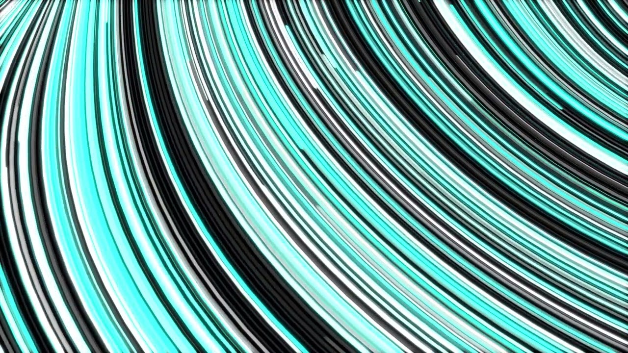 Turquoise Neon Lines Flowing Arc Background Loop 4K | Seamless Motion Design 🌊💡
