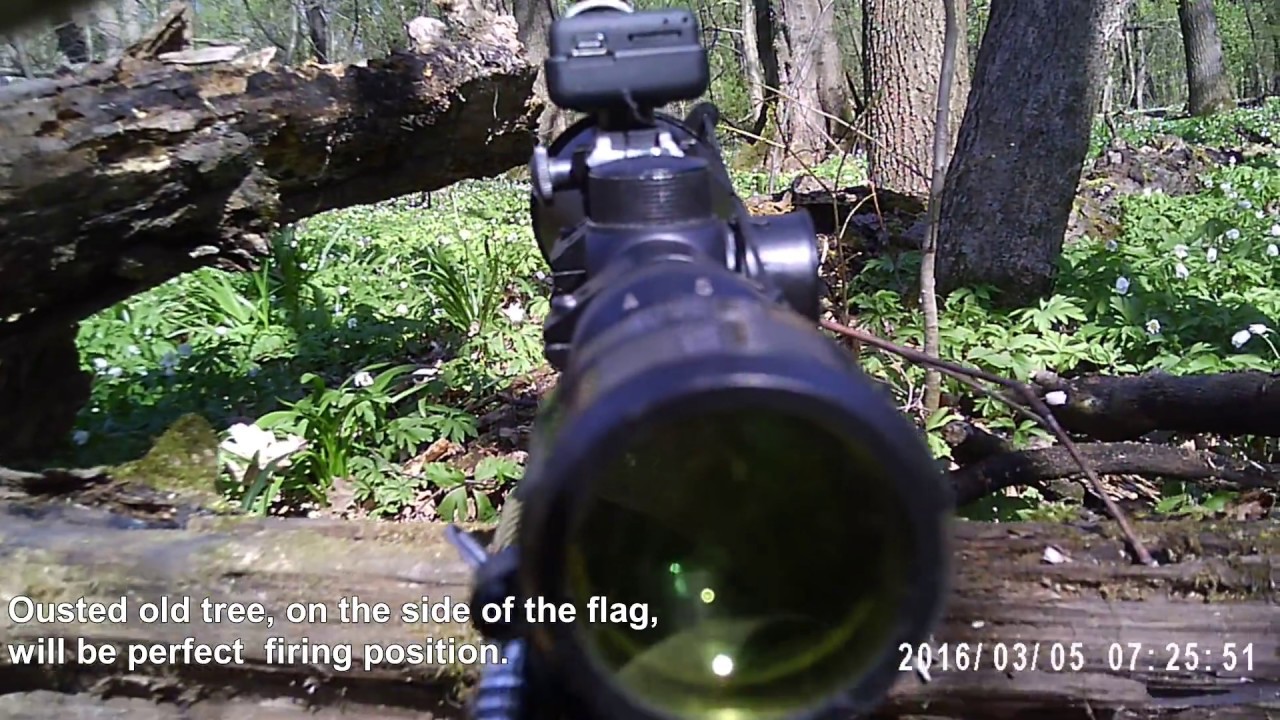 Airsoft Sniper Gameplay Firing Position Scope Cam YouTube