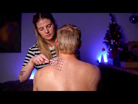 ASMR Back & Scalp Massage for Sleep – Tingly Nape Scratches (No Talking) 💤