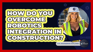 How Do You Overcome Robotics Integration In Construction? - Civil Engineering Explained
