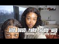 is this growing from my scalp?! the best fake scalp wig! ronnie hair curly bob wig install