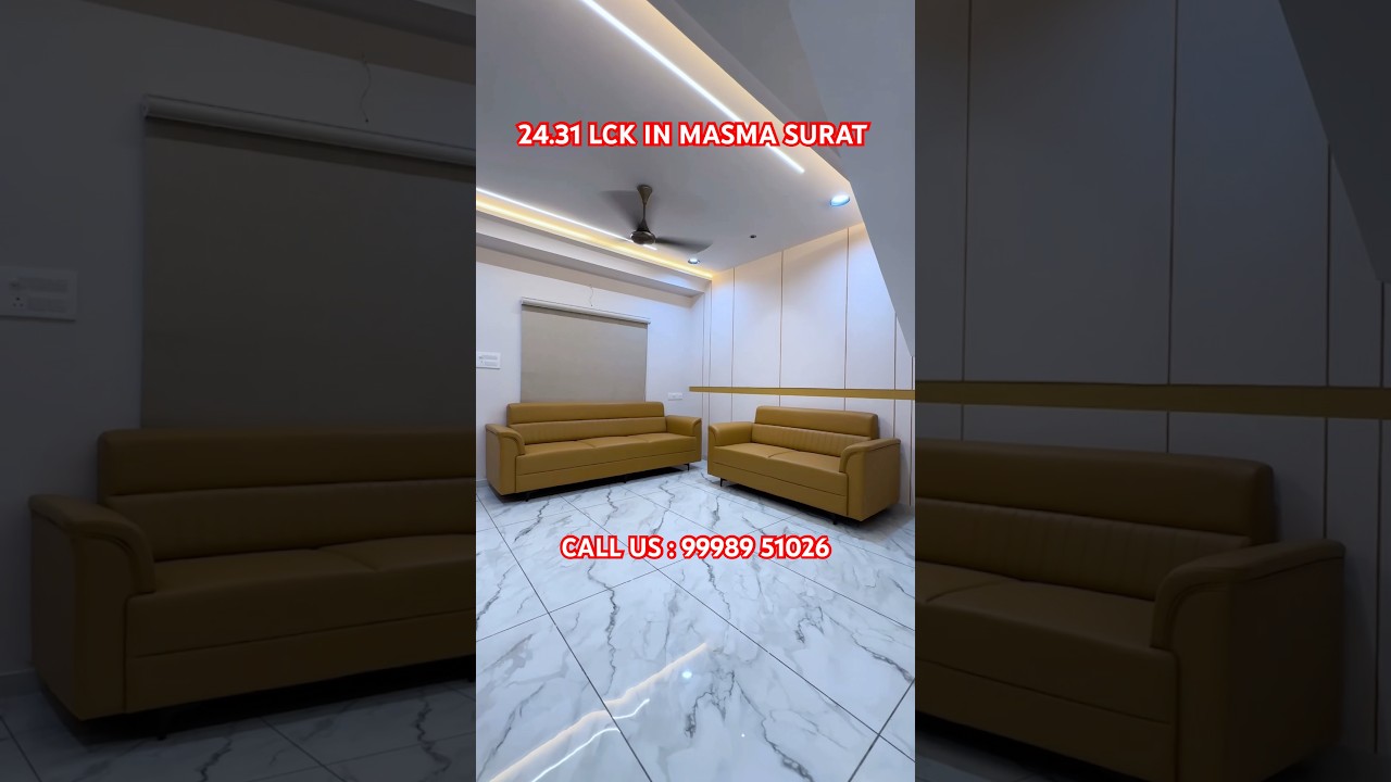 2 Bhk Row House 14*40 G+1 Only 24.31 Lck In Masma Surat 