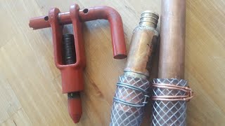 Home Made Wire Hose Clamp Binder Tool =No More hose clamps