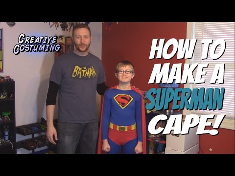 how-to-make-a-superman-cape-and-shield!