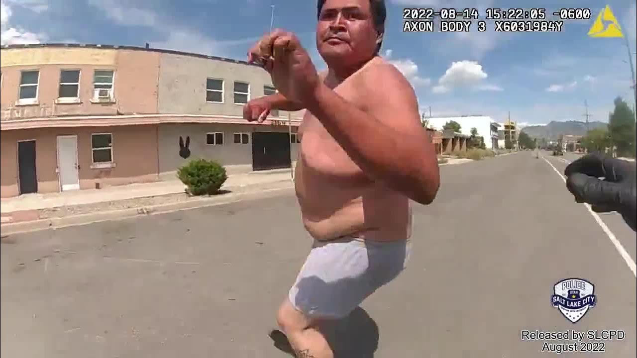 Body camera video shows police actions leading to Salt Lake City suspect's death