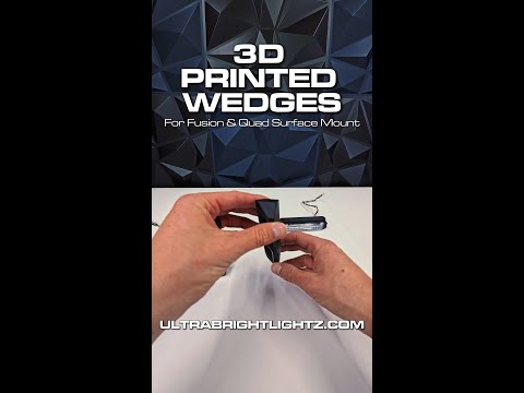 🚨 NEW 3D Printed Wedge Brackets | 5°–45° for LED Warning Lights