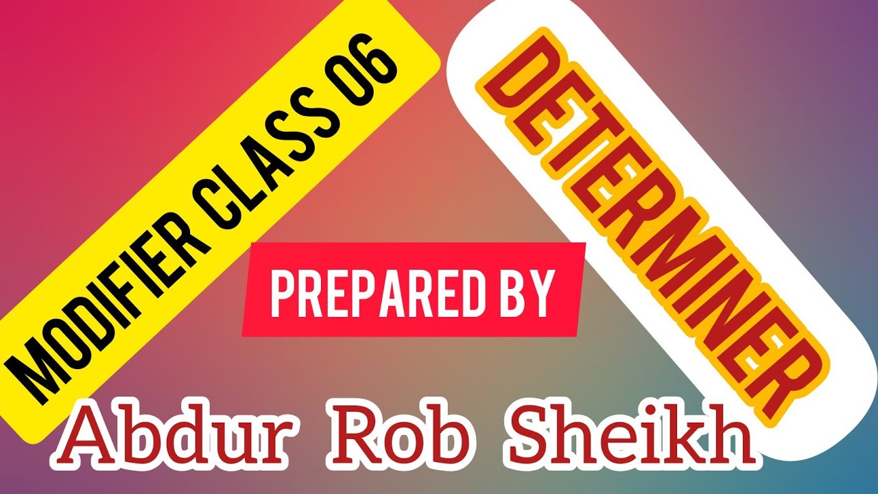 Modifier class 02. - YouTube