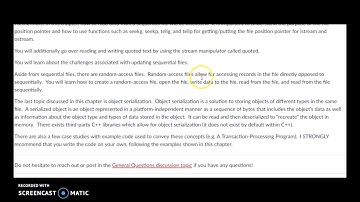 Norco College CIS-17A: Module 13 - File Processing