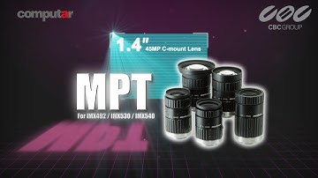 Computar MPT Series 1.4" 45MP C-Mount Lenses
