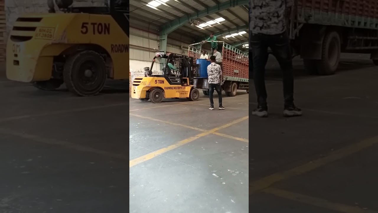 Plastic drum ki unloading kaise kare