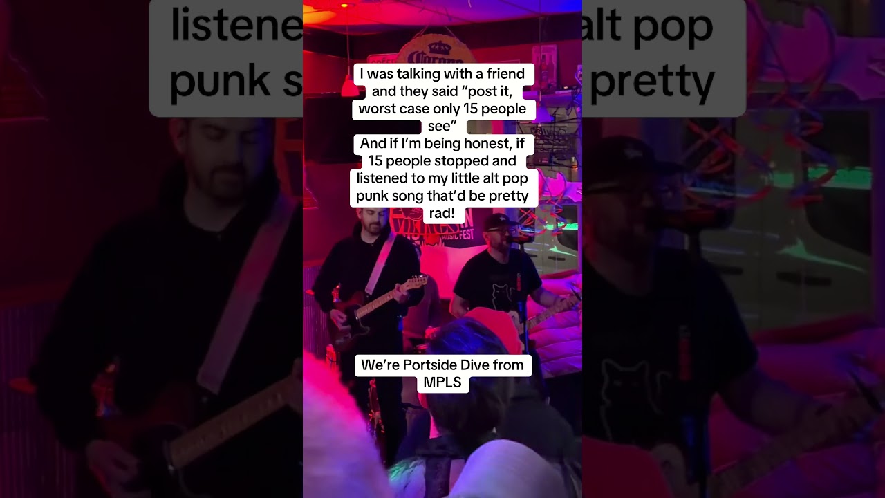 We’re just a small band from MN trying to bring back #alternative #poppunk 🖤 #emo #rockmusic #mpls