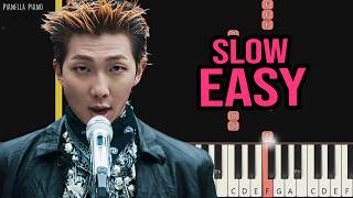 BTS - Into the Sun | SLOW EASY Piano Tutorial by Pianella Piano
