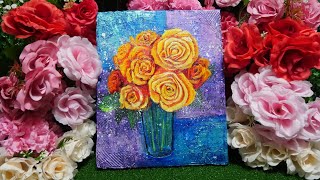 油絵 油彩 油彩画 絵 絵画 【薔薇リース】 油絵 油彩 油彩画 絵 絵画【赤い薔薇】 | HIROSHI1990