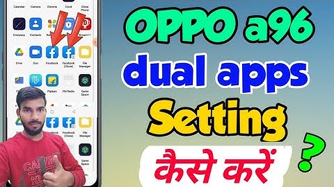 OPPO a96 me dual apps setting kaise kare | How to create dual apps setting in OPPO a96 | OPPO a96