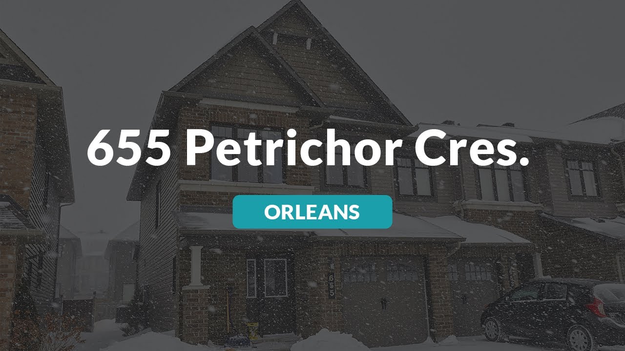Unreserved 655 Petrichor Crescent in Orleans, Ottawa YouTube
