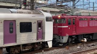 「2回目の廃車配給」JR東日本EF81-140+215系 横コツNL-4編成 青森廃車配給 大宮発車