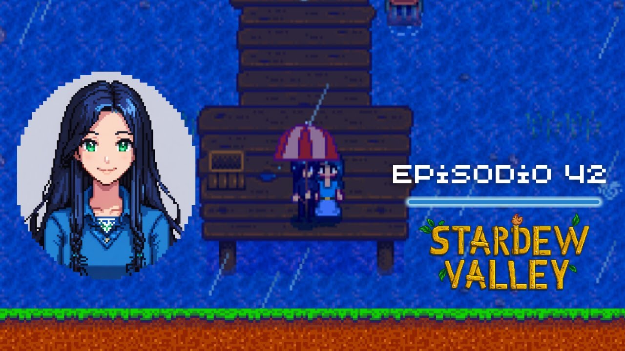 Un momento romántico bajo la lluvia ☔💜 con Sebastian - Stardew Valley (Ep. 42)
