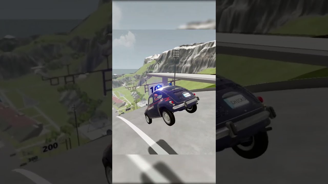 A Nuts Retro Ride in BeamNG.drive. 