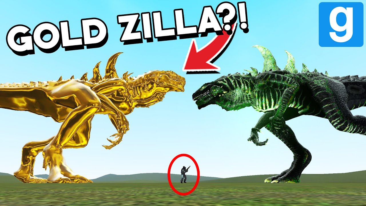 GOLDZILLA vs EVERYTHING (Garry's Mod Sandbox) YouTube