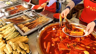 Hot Spicy Oden, Spicy Tteokbokki, Sundae | Korean Street food