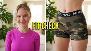 [4K] NIKE PRO TRY-ON HAUL - Outfits & Fit Check with Ilvy Sky