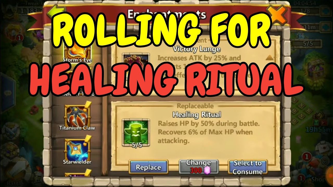 Rolling For Healing Ritual l Castle Clash