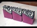 Zebra Glam Cold Process Soap Design Tutorial