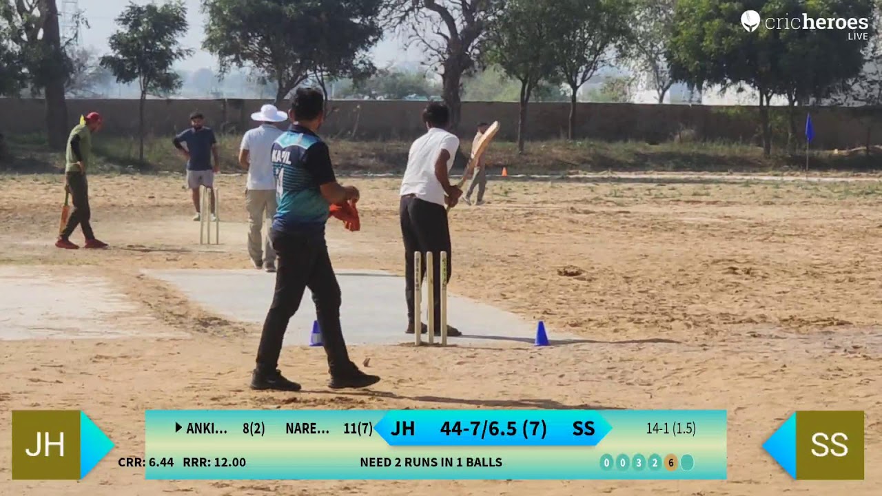 Sarupgarh Santor vs Jharli live cricket match | Nimli cricket tournament  live - Nimli Cricket Grou