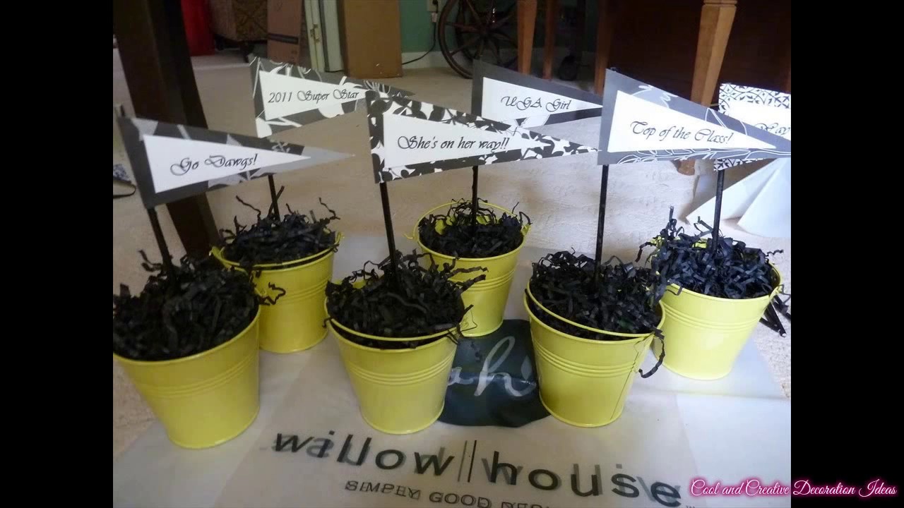 Graduation Table Centerpieces Youtube