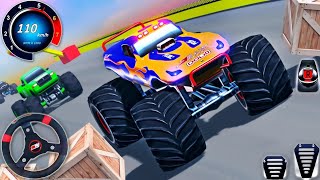 Monster Truck Mega Ramp Impossible Racing - GT Car Extreme Stunts Driver - Android GamePlay #2