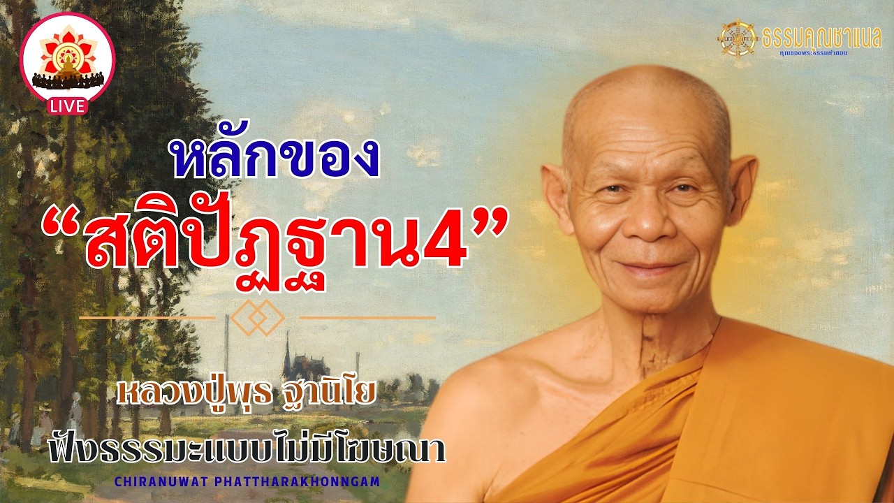 EP134.หลักของสติปัฏฐาน4 | หลวงปู่พุธ ฐานิโย #ธรรมคุณ